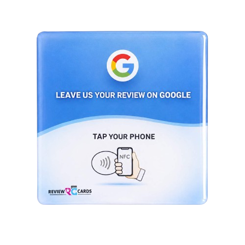 Review plaque NFC